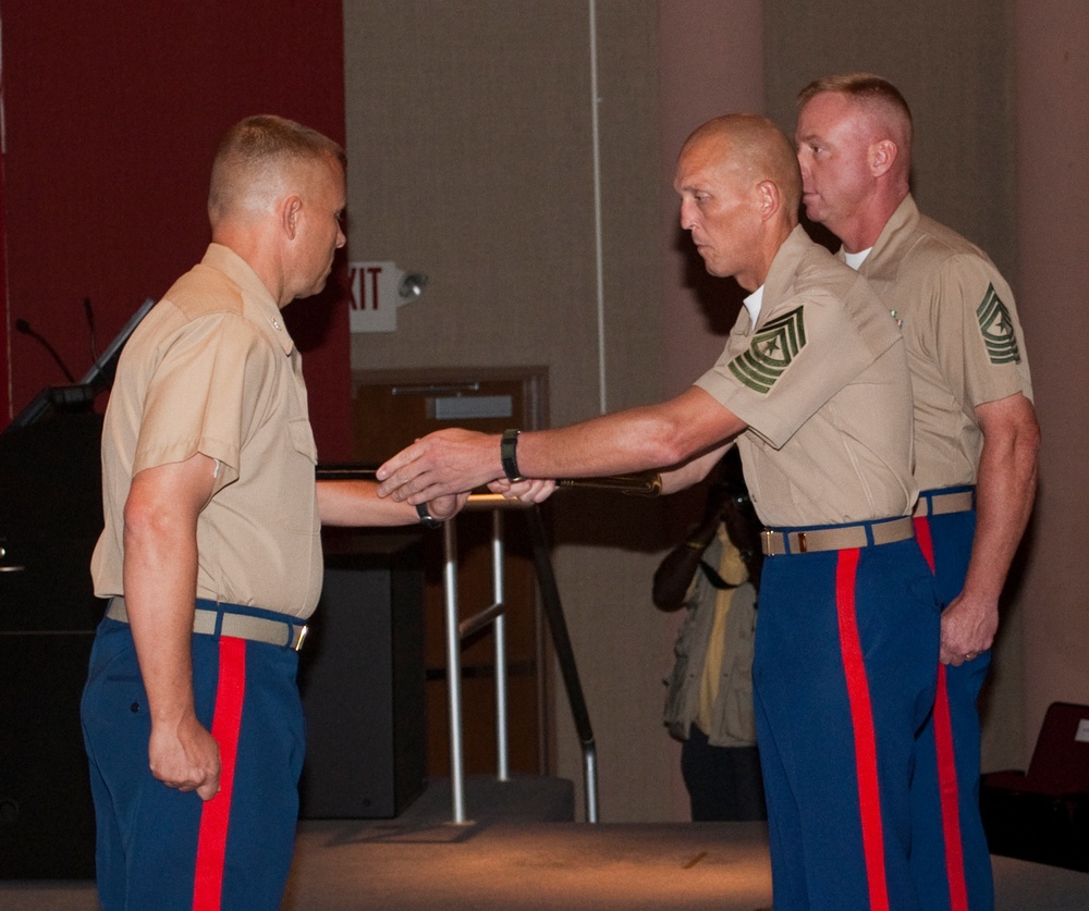 Marine Artillery Detachment Relief and Appointment Ceremony