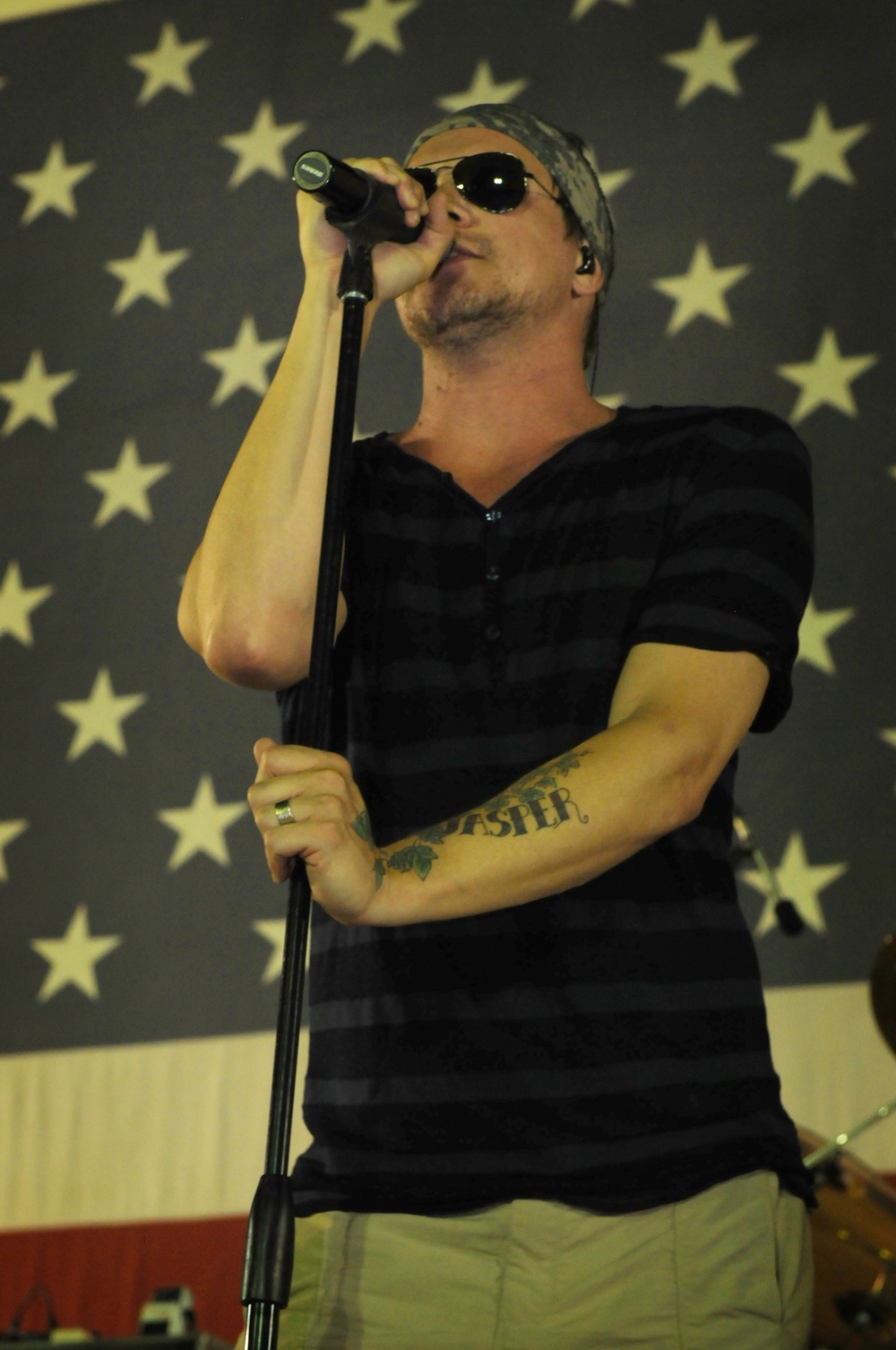 Rock band Candlebox performs for troops at COB Speicher