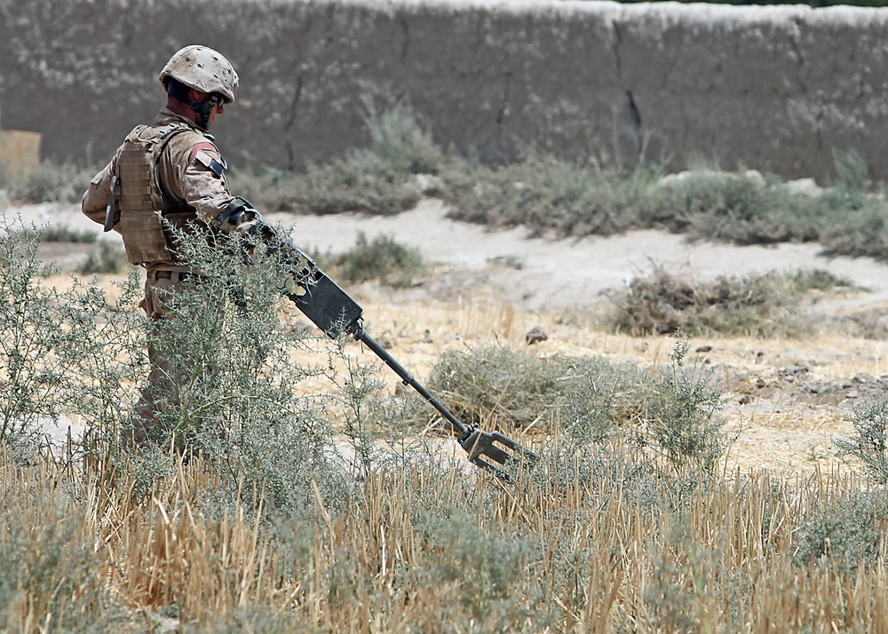 Engineers seek out IEDs for locals' safety