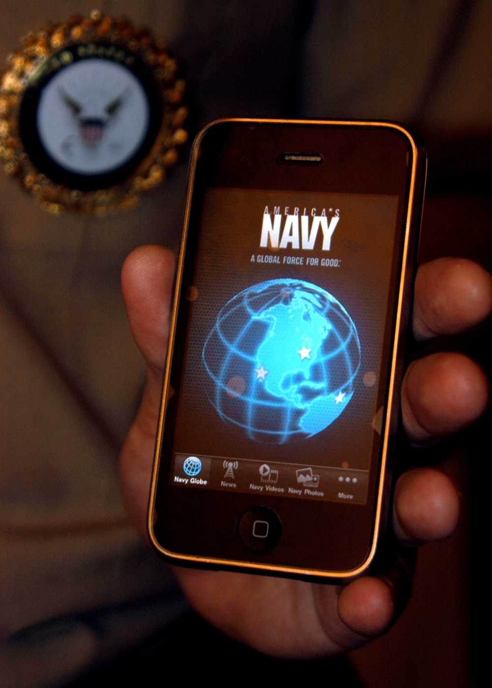 Navy iPhone application