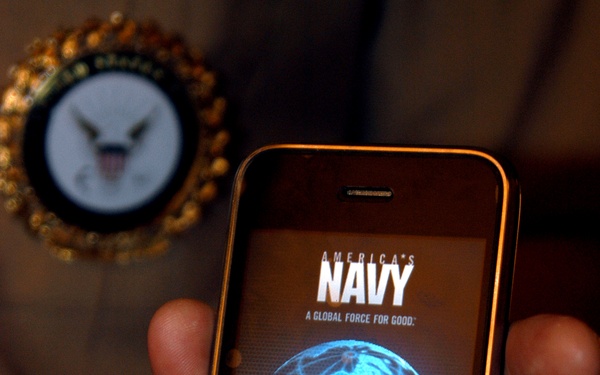 Navy iPhone application