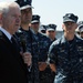 Gates visits USS Higgins