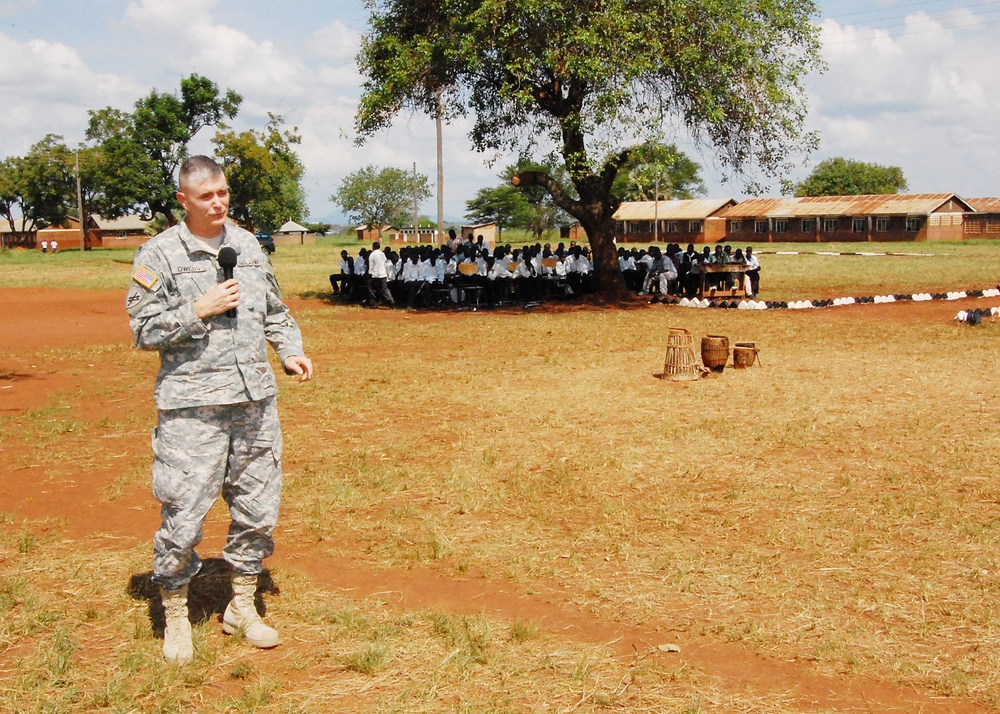Ugandan School Praises USAID, Honors fallen U.S. Soldier