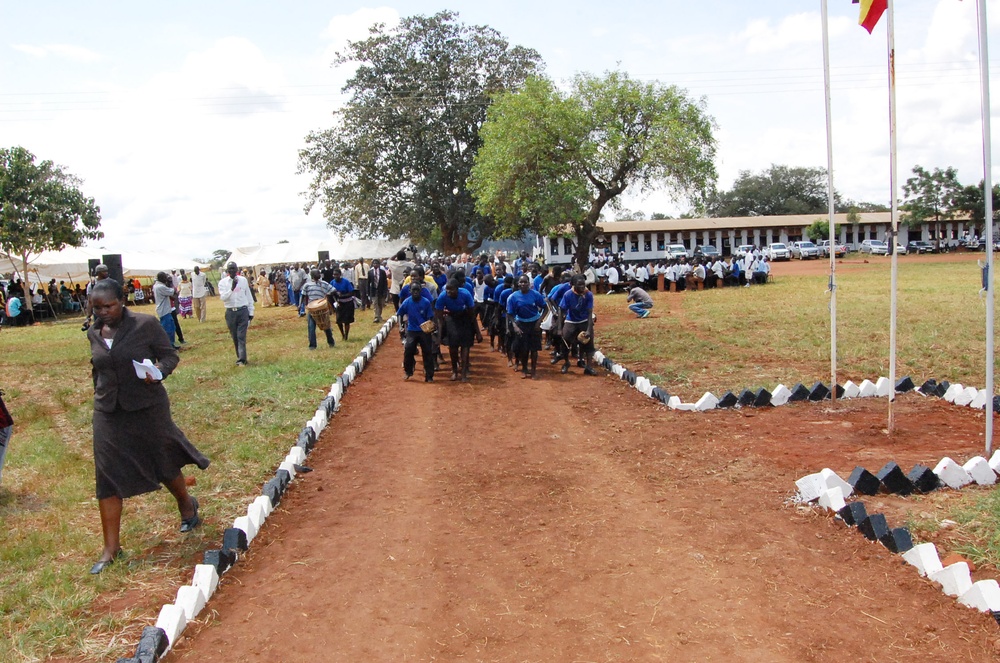 Ugandan School Praises USAID, Honors fallen U.S. Soldier