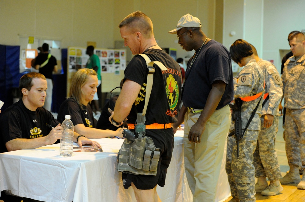 Olympic athlete visit