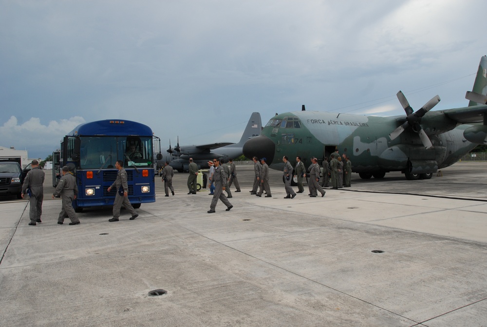 Brazilian Air Demostration Squadron Arrived at Muniz ANGB, Carolina Puerto Rico