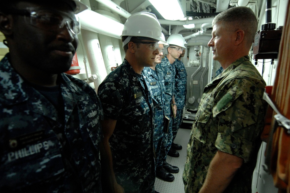 Top Sailor visits Pearl Harbor