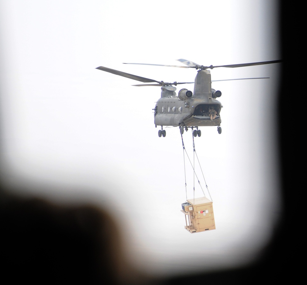 Task Force Destiny and Australian Rotary Wing Chinook support