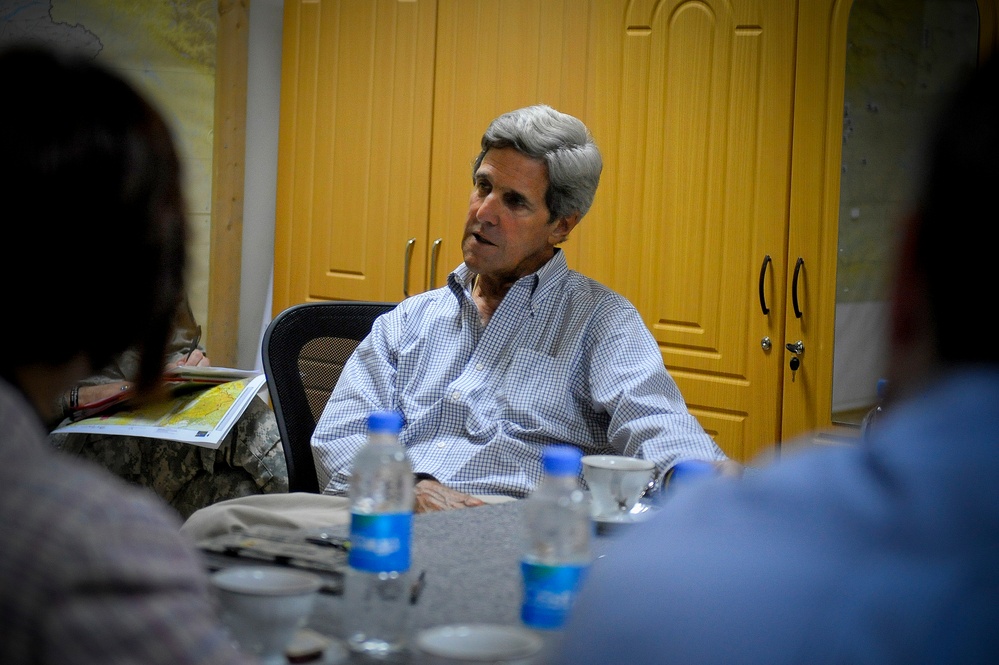 Senator John Kerry Visits ISAF Joint Command