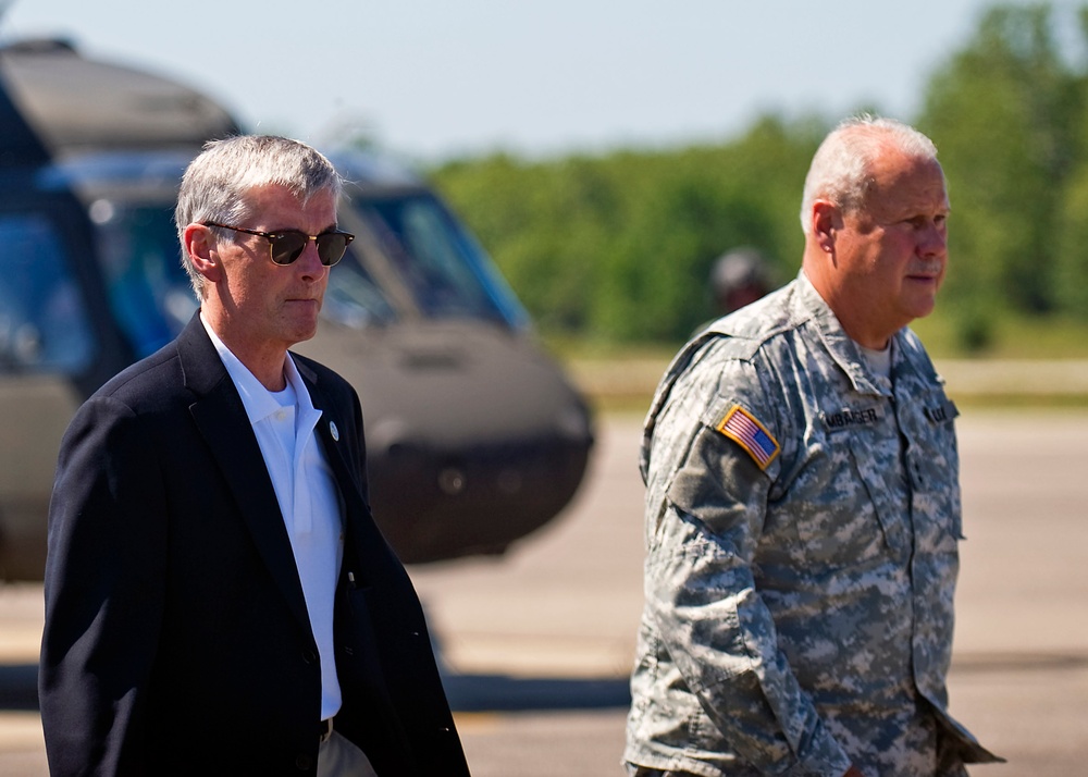 Secretary of the Army visits Camp Atterbury and Muscatatuck