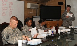 Medical professionals train with sexual assault kits