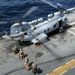 Helicopters leave USS Peleliu
