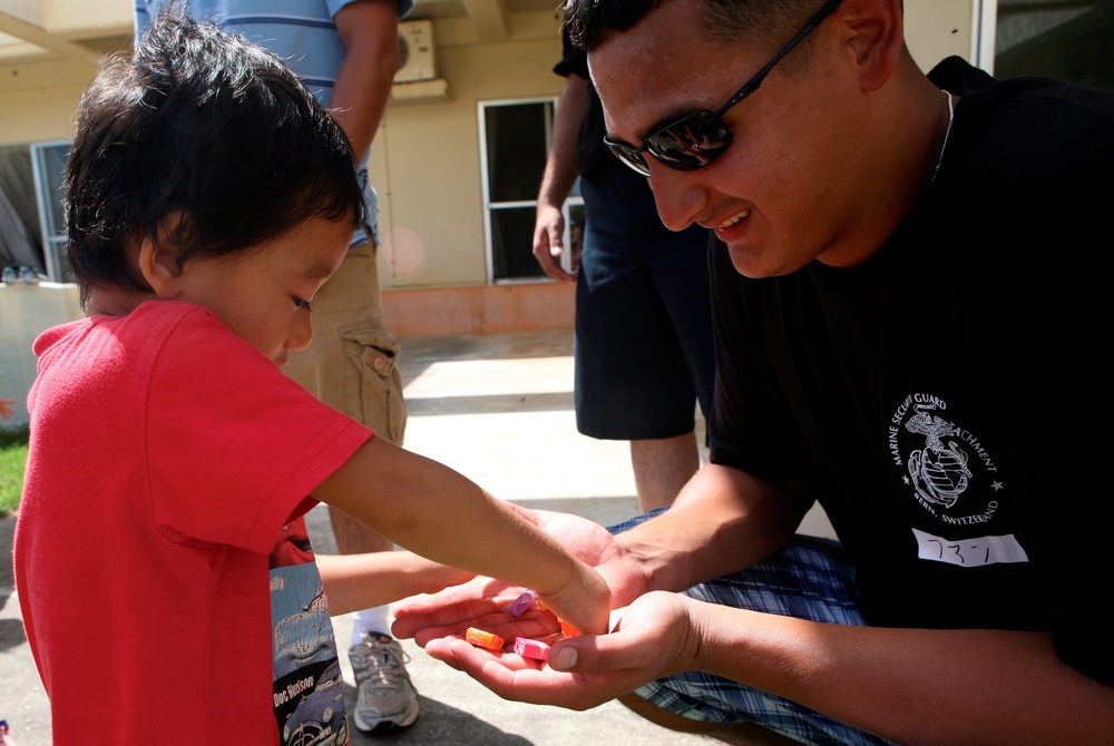 Marines Invest Time at Local Orphanage
