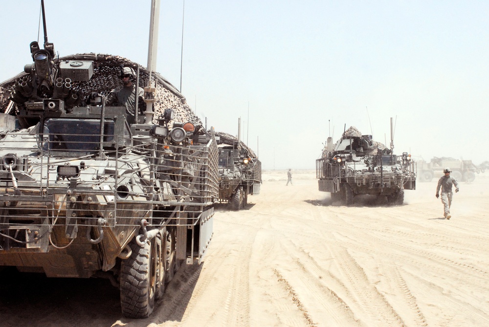 Convoy from Baghdad to Kuwait
