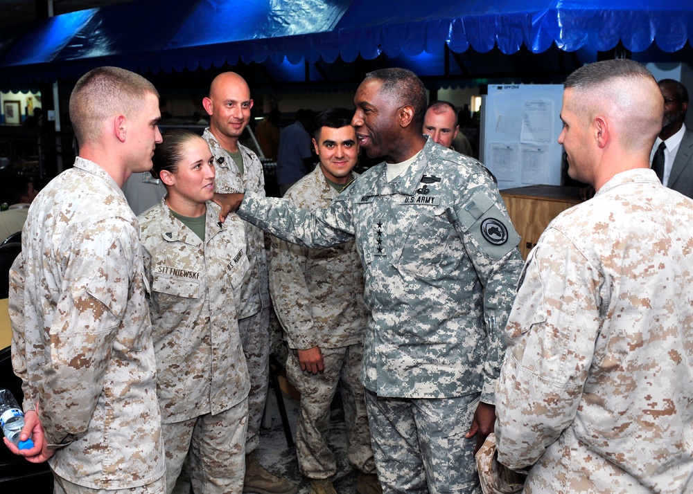 Gen. Ward Visits Camp Lemonnier