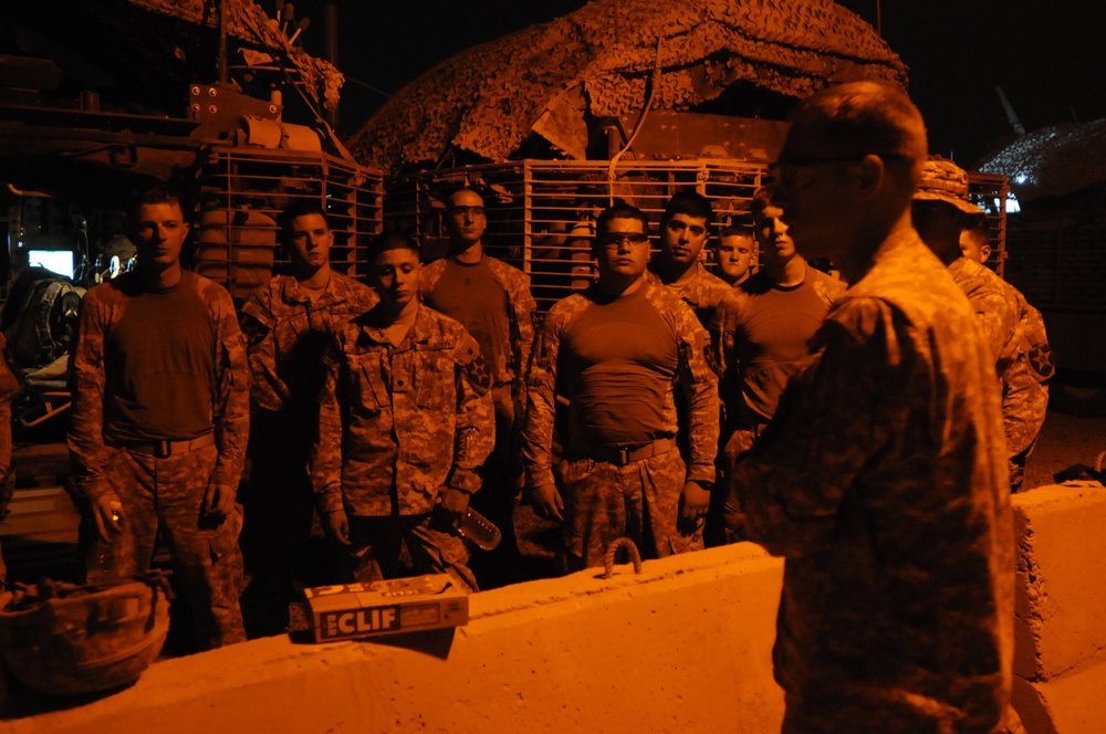 1-38th Infantry Soldiers conduct final movement to Kuwait