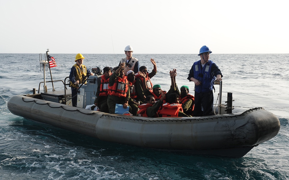 Truman CSG Transfers Rescued Iranian Mariners