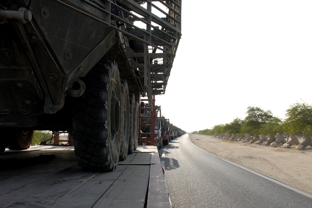 Stryker Soldiers take over wash racks, prepare for redeployment