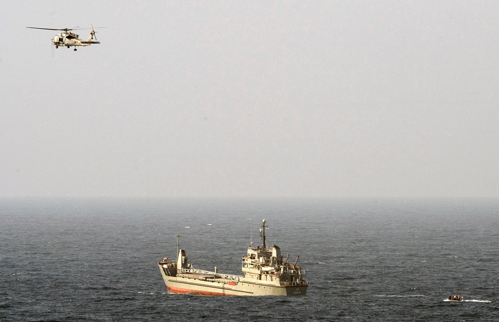 USS Harry S. Truman rescues Iranian mariners