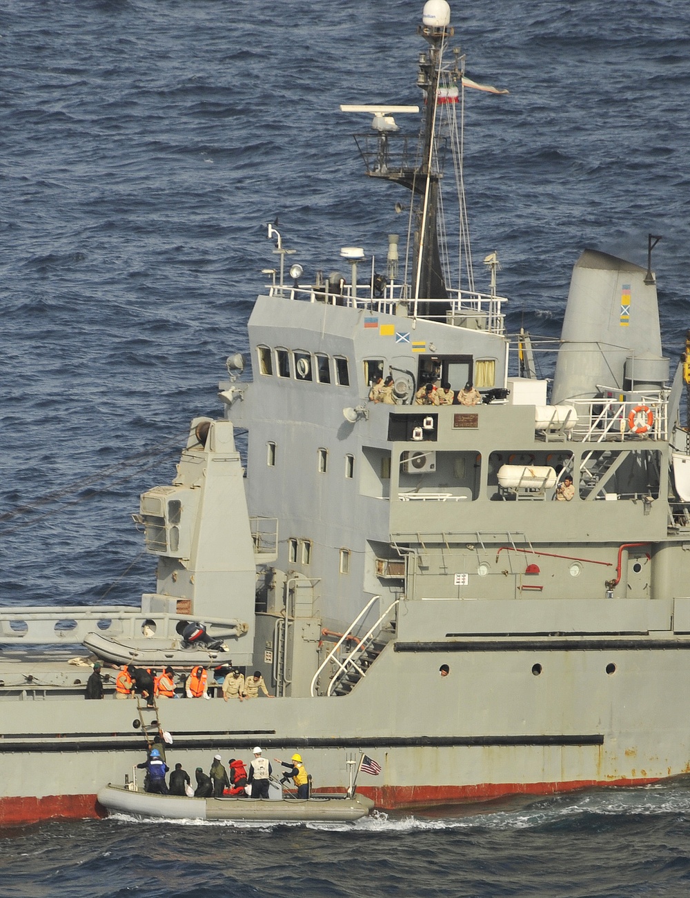 USS Harry S. Truman rescues Iranian mariners