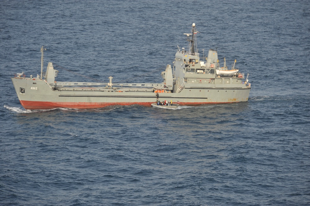 USS Harry S. Truman rescues Iranian mariners