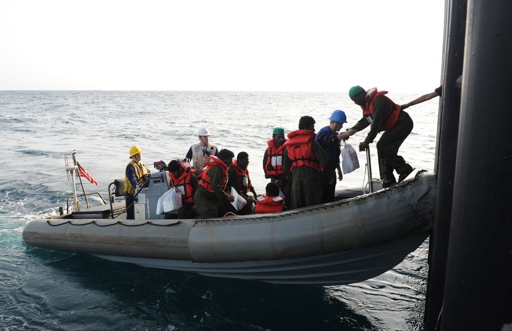 USS Harry S. Truman rescues Iranian mariners