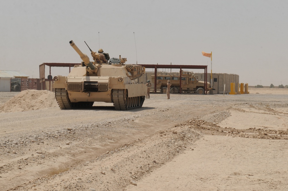 Iraqi Army Armor Crews Advance Through Tank Table VI