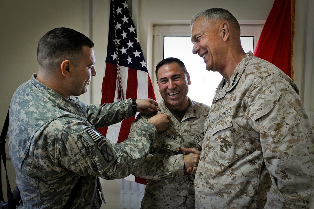 Maj. Gen Garza Receives His Second Star