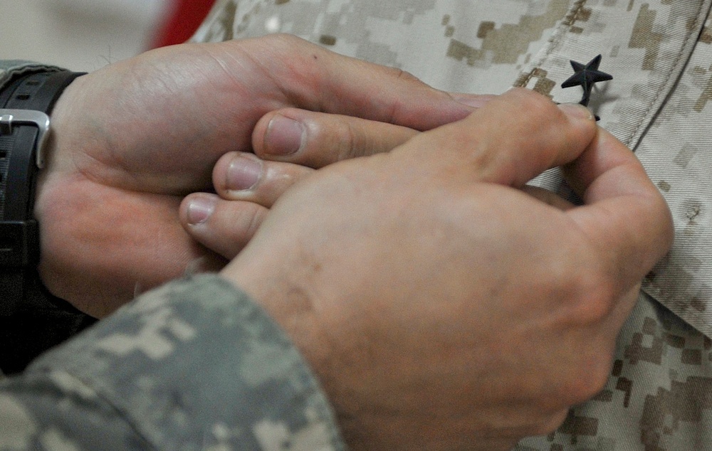 Maj. Gen Garza Receives His Second Star