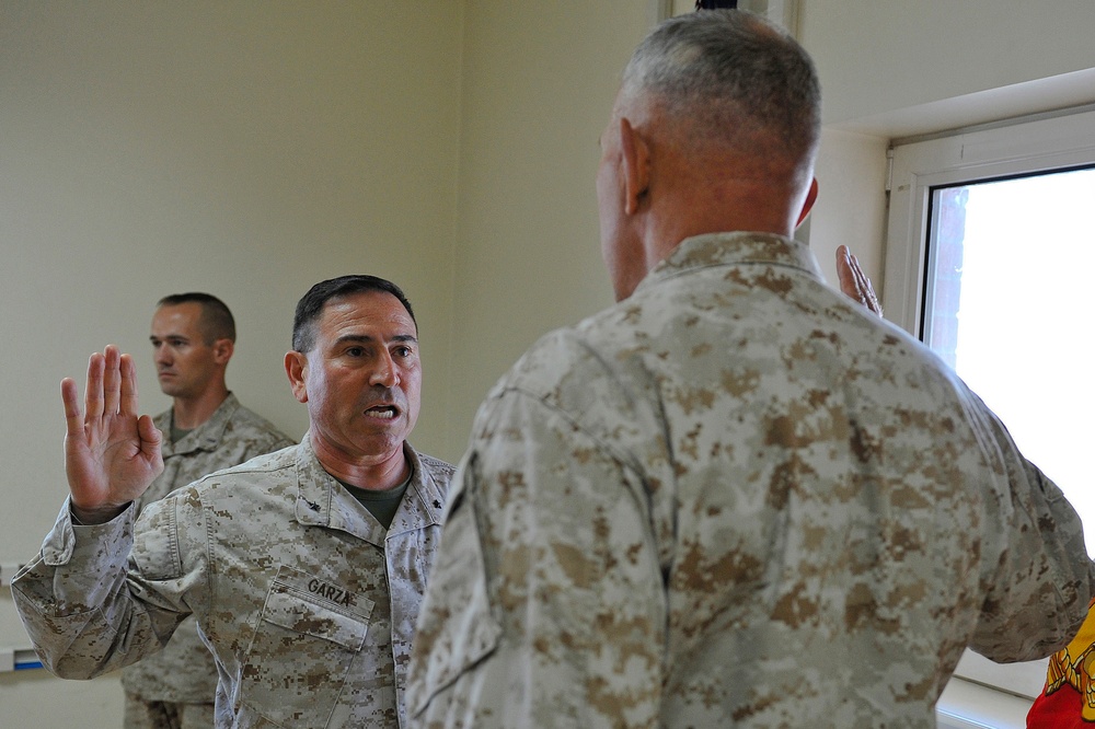 Maj. Gen Garza Receives His Second Star