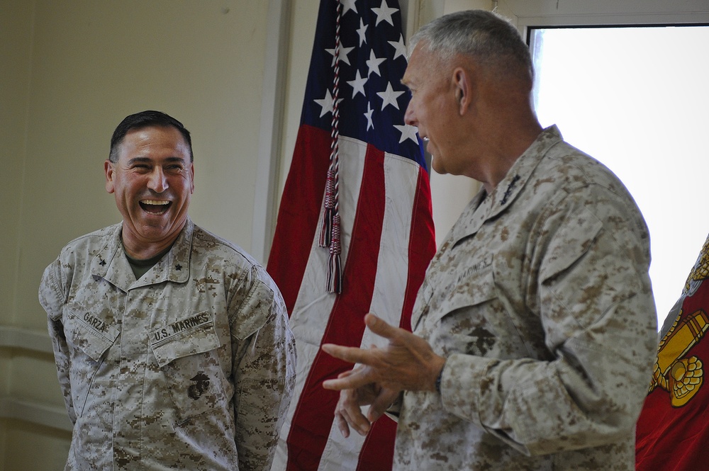 Maj. Gen Garza Receives His Second Star