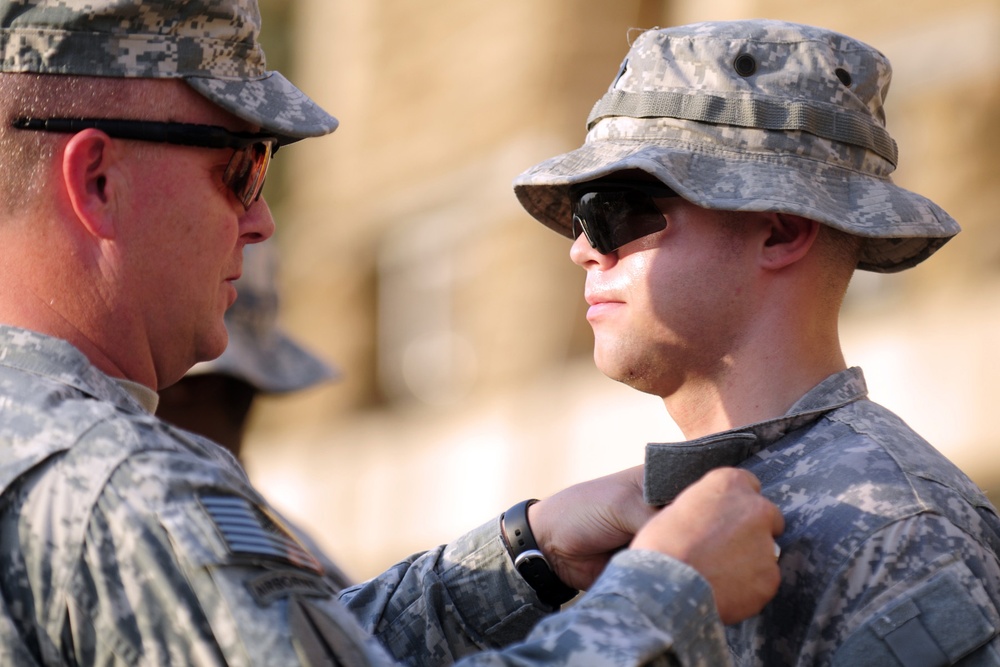 Combat badges reward soldiers for vigilance, response, loyalty