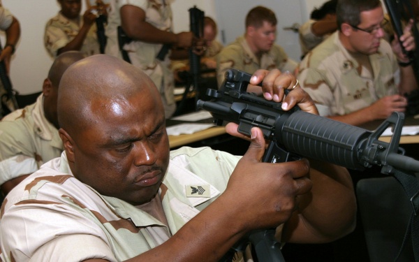 Weapons training in Williamsburg
