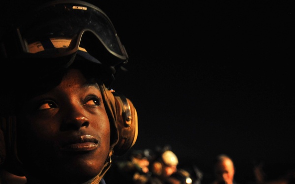 USS Carl Vinson action