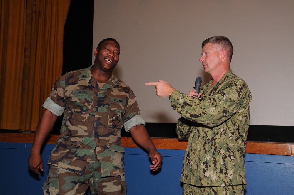 MCPON West Visits Misawa Sailors