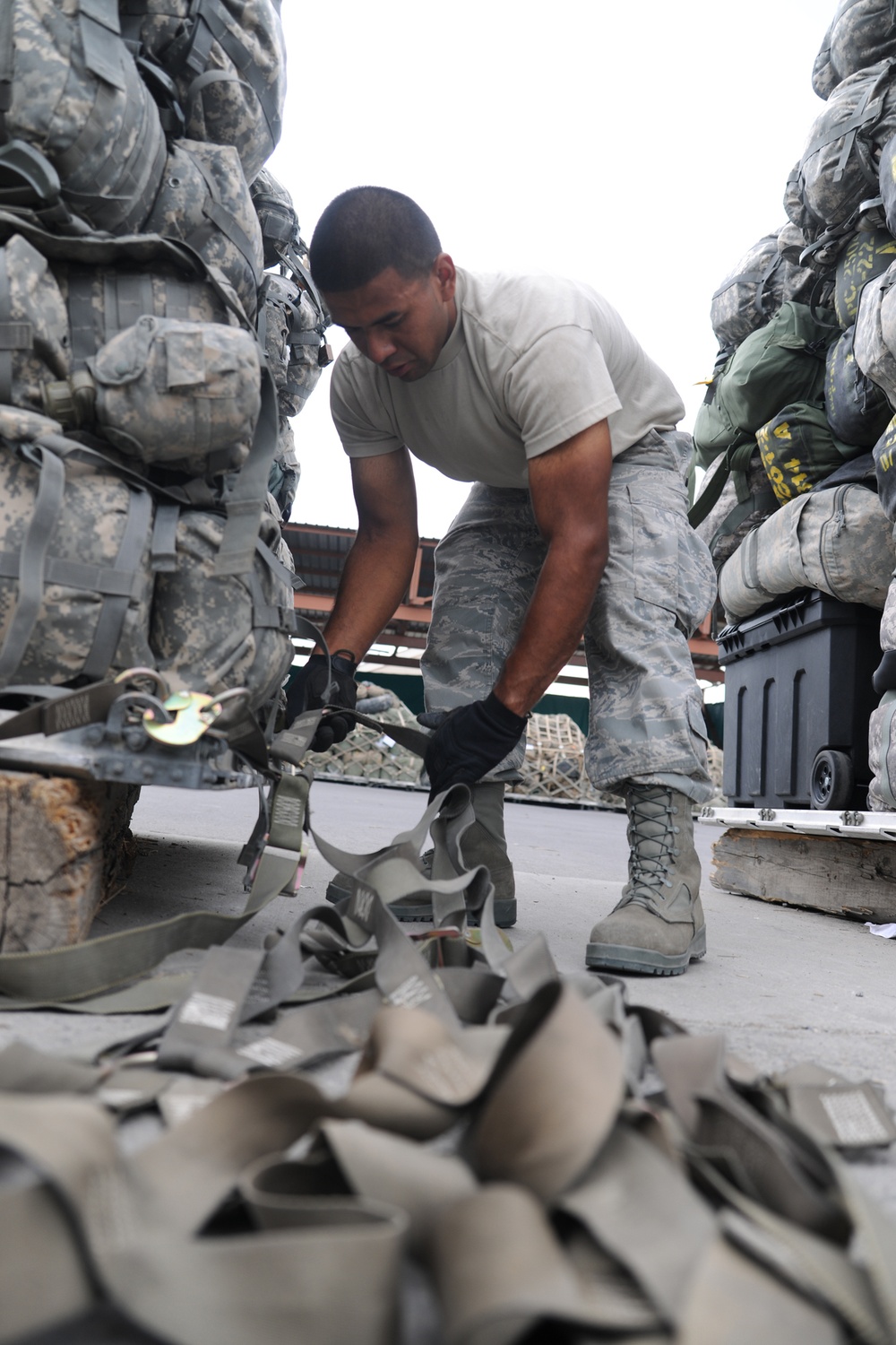 Joint Base Lewis-McChord Air Transportation Airman Keeps OEF Mission Moving in Kyrgyzstan