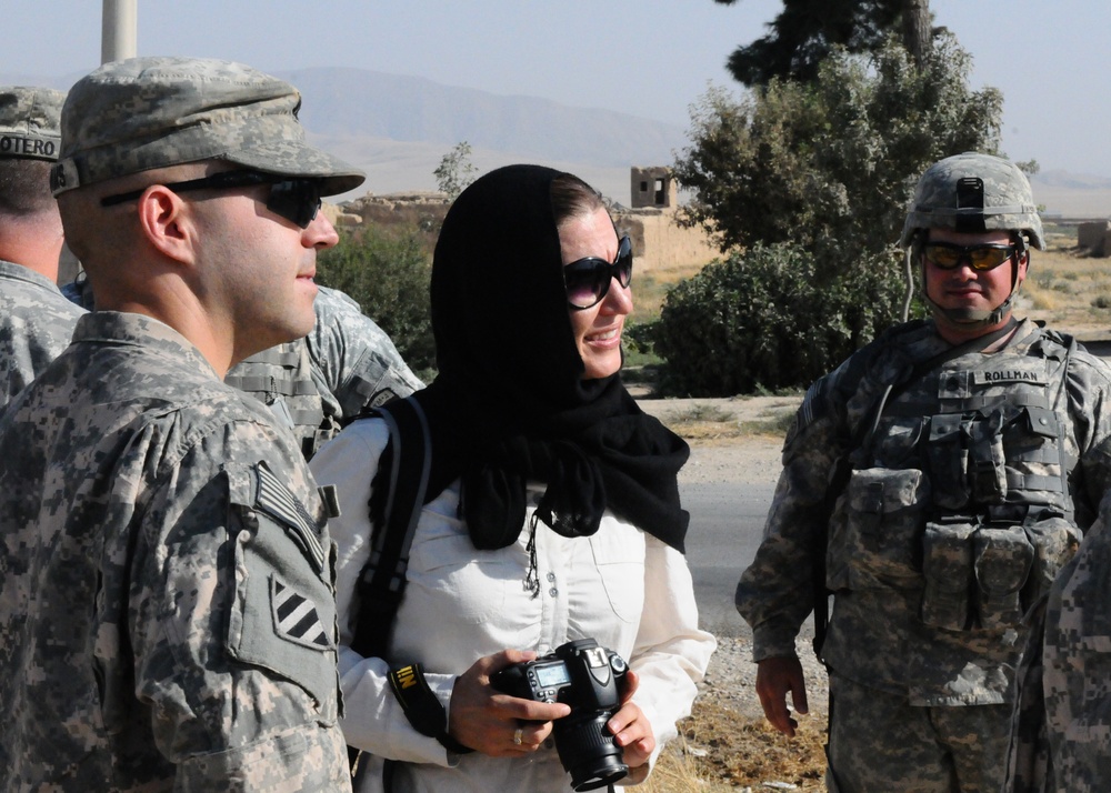 Camp Spann troops restore water to Afghan community