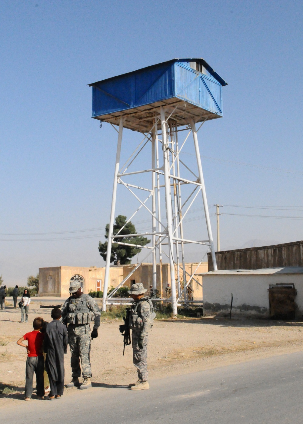 Camp Spann Troops Restore Water to Afghan Community