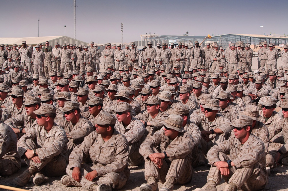 Conway, Kent Tour Afghanistan Marine Units