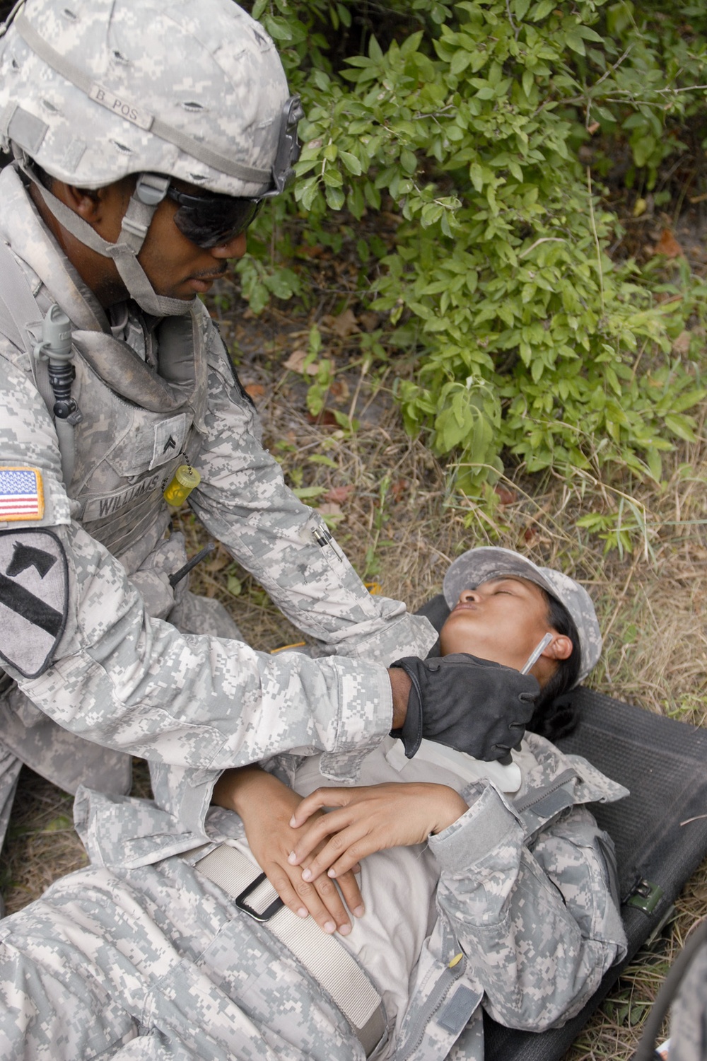 Blacksmiths train-up on combat medical care