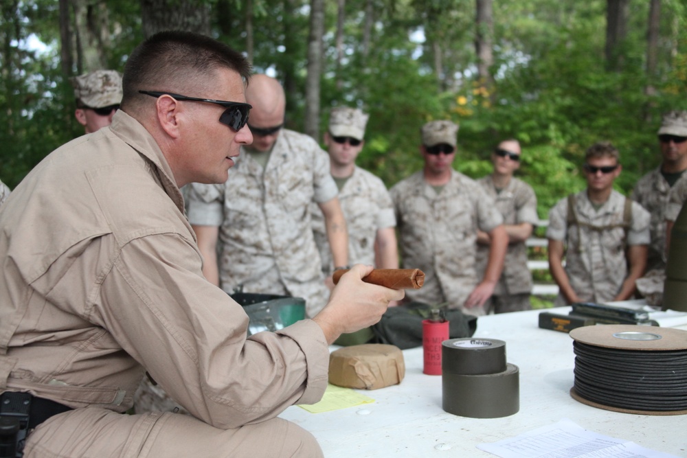 Tools of the Trade:  Motor Transport Marines Learn Explosive Ordnance Fundamentals