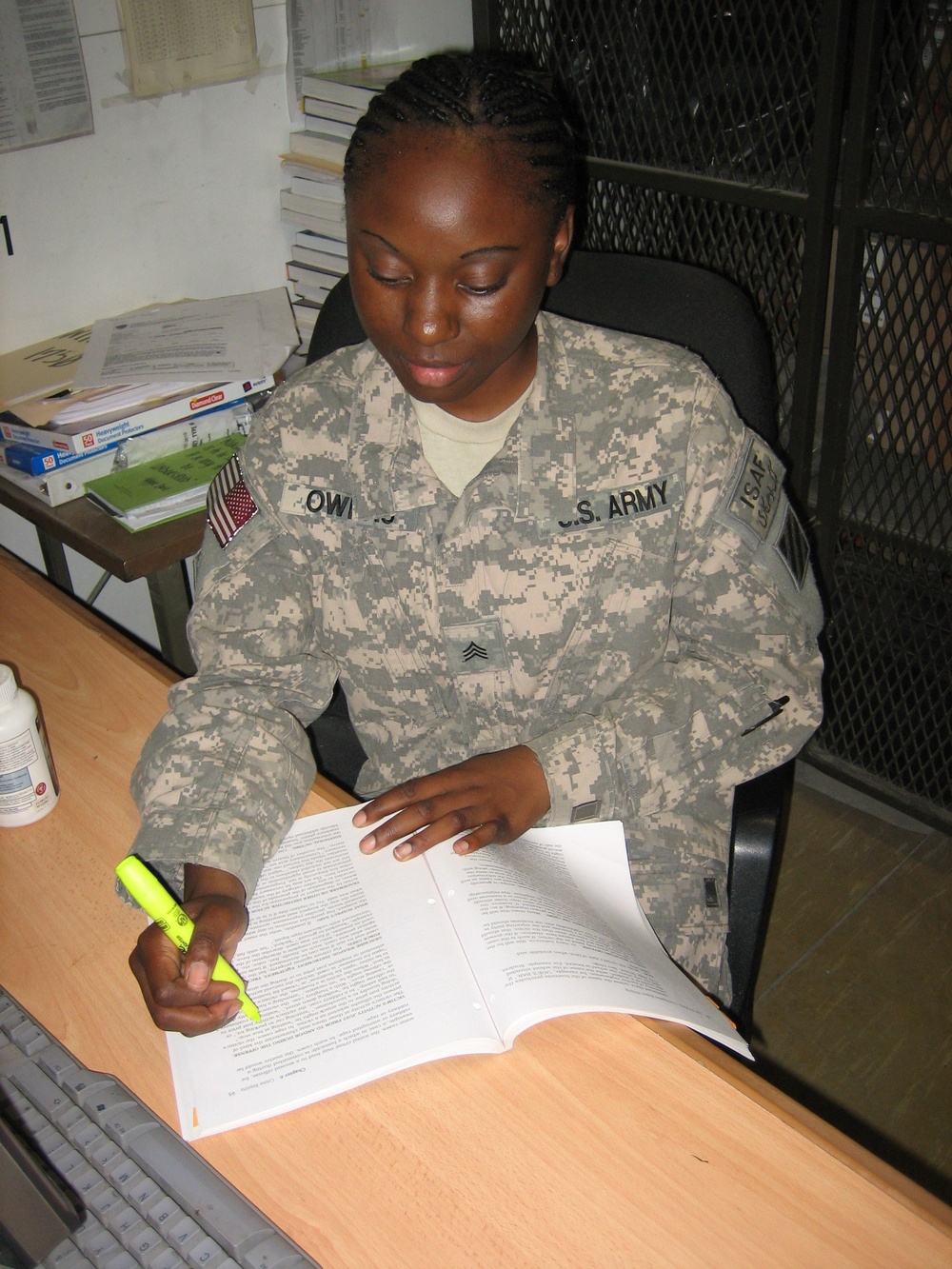 School Is in Session: Deployed Soldiers Take Advantage of Continuing Education Opportunities
