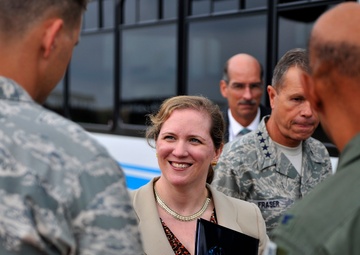 Under Secretary of the Air Force Visits AMC, Discusses Fuel Efficiency, Deployed Airmen, Total Force