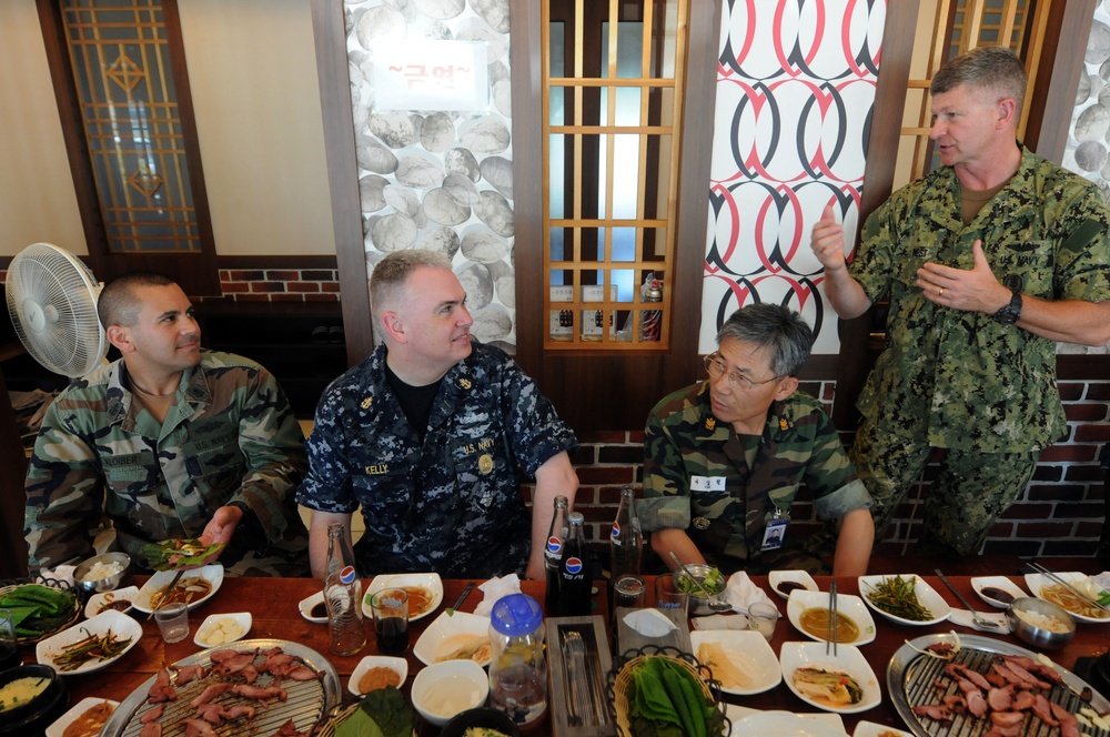 Master Chief Petty Officer of the Navy Visits Republic of Korea
