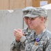 Spc. Patricia Fowler, 101st CAB, Receives the Purple Heart