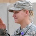 Spc. Patricia Fowler, 101st CAB, Receives the Purple Heart