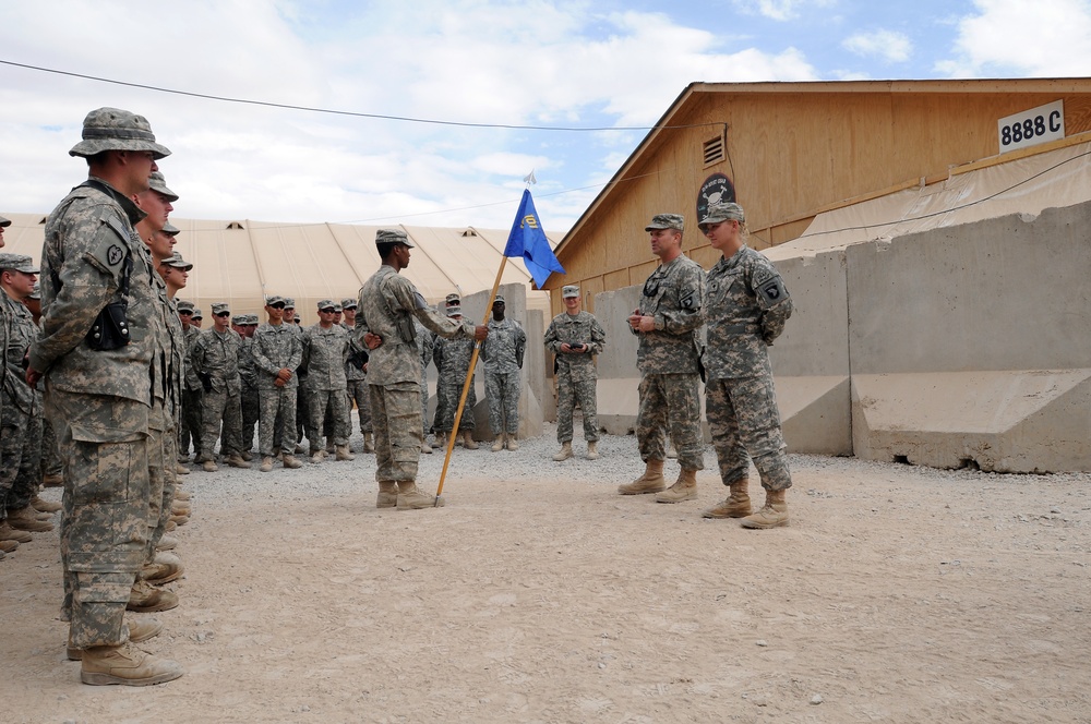 Spc. Patricia Fowler, 101st CAB, Receives the Purple Heart