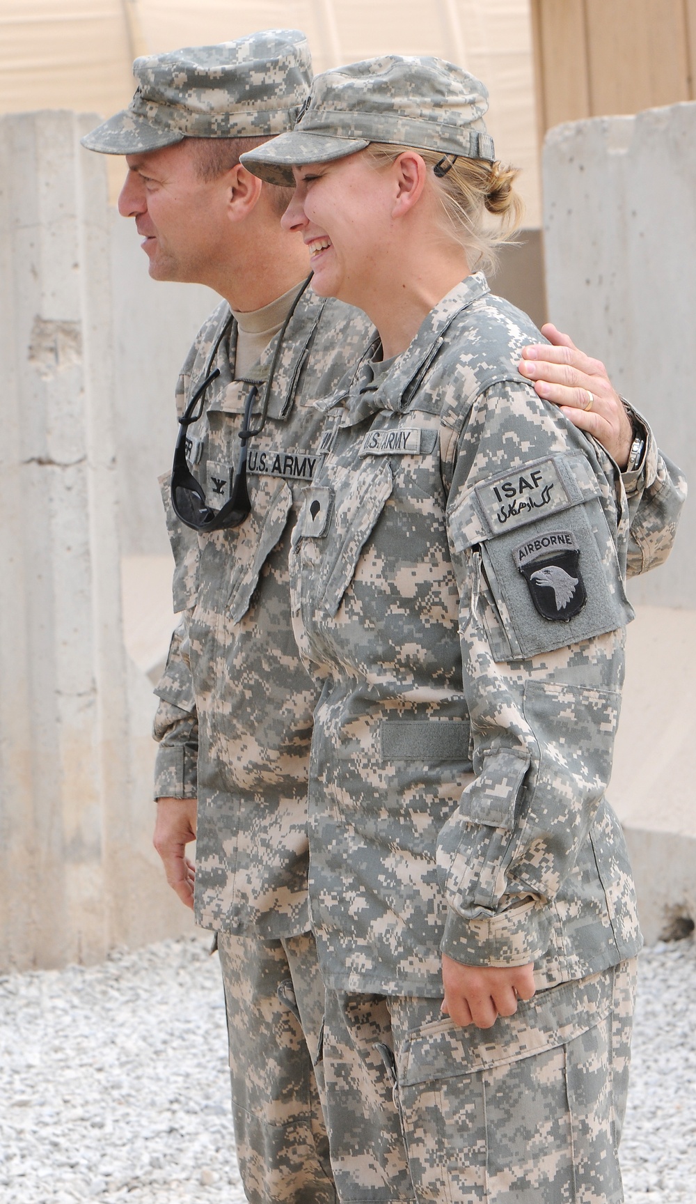 Spc. Patricia Fowler, 101st CAB, Receives the Purple Heart