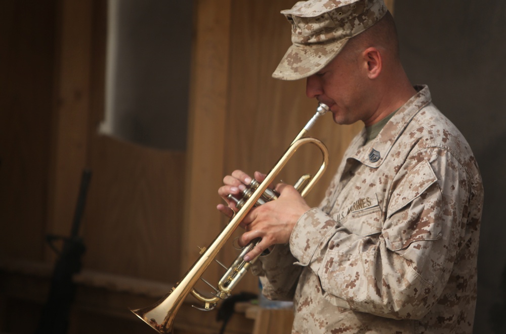 Band provides security for Leatherneck