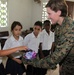 Marines working with NGO Give a Kid a Backpack